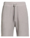 Vivienne Westwood Man Shorts & Bermuda Shorts Grey Size L Organic Cotton, Polyamide In Gray