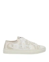 Vivienne Westwood Man Sneakers Beige Size 10 Textile Fibers
