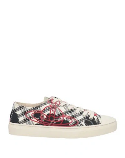 Vivienne Westwood Man Sneakers Black Size 9 Textile Fibers