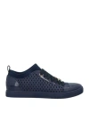 Vivienne Westwood Man Sneakers Midnight Blue Size 7 Rubber, Textile Fibers In Black
