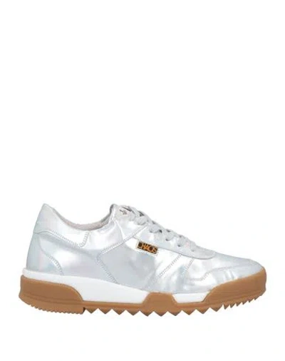 Vivienne Westwood Man Sneakers Silver Size 7 Soft Leather