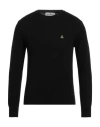 Vivienne Westwood Man Sweater Black Size Xl Wool, Cashmere In Black