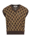 Vivienne Westwood Man Sweater Dark Brown Size L Linen, Cotton, Polyamide, Wool In Brown