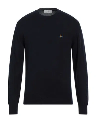 Vivienne Westwood Man Sweater Navy Blue Size L Wool, Cashmere