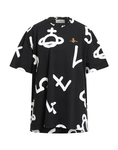 Vivienne Westwood Man T-shirt Black Size L Cotton In Multi