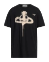 Vivienne Westwood Black Cotton T-shirt In Black