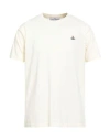 Vivienne Westwood Man T-shirt Cream Size M Organic Cotton In White