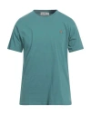 Vivienne Westwood Man T-shirt Deep Jade Size L Organic Cotton In Green