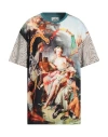 Vivienne Westwood Man T-shirt Deep Teal Size S Cotton In Multi