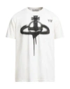 Vivienne Westwood Man T-shirt Ivory Size M Organic Cotton In White