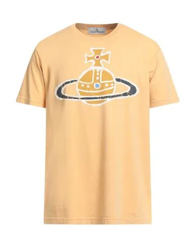 Vivienne Westwood Man T-shirt Marigold Size M Cotton In Yellow