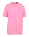 Vivienne Westwood Man T-shirt Pink Size S Organic Cotton