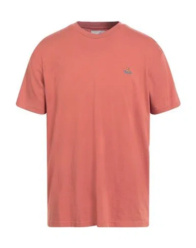 Vivienne Westwood Man T-shirt Rust Size L Organic Cotton