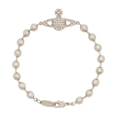 Vivienne Westwood Man. Thames Mini Bracelet -  - Metal - Silver