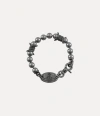Vivienne Westwood Man. Verena Bracelet Ruthenium-dark-grey-pearl Ruthenium-dark-grey-pearl Men