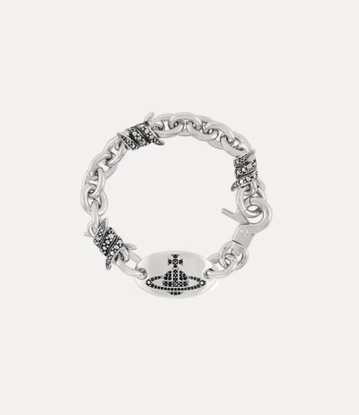 Vivienne Westwood Man. Verena Chain Bracelet Antique-platinum Antique-platinum Men
