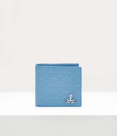 Vivienne Westwood Man Wallet With Coin Pocket In Blue