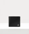 Vivienne Westwood Man. Wallet With Coin Pocket Faux Leather Black One Size Men In Black