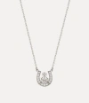 Vivienne Westwood Mare Pendant Necklace Silver Women In Metallic
