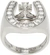 Vivienne Westwood Mare Ring In Metallic