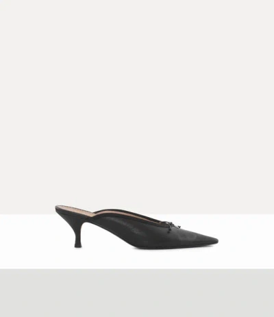 Vivienne Westwood Margo Mule Nappa Leather Black 4-37 Women