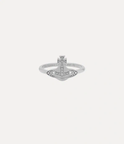 Vivienne Westwood Marinetta Ring Silver Unisex In Metallic