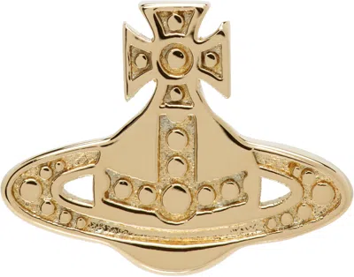Vivienne Westwood Marinetta Stud Single Earring In Gold
