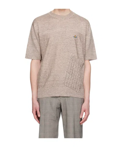 Vivienne Westwood Mark Short-sleeved T-shirt In Nude