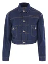 Vivienne Westwood Mens Sailor Asymmetric Cotton-linen Denim Mini Skirt Indigo In Blue