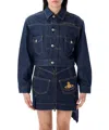 Vivienne Westwood Blue Cropped Denim Jacket