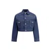 Vivienne Westwood Mens Sailor Asymmetric Cotton-linen Denim Mini Skirt Indigo In Blue