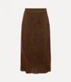 Vivienne Westwood Mary Skirt Silk Mohair Blend Gold M Women In Gold