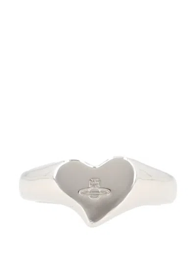 Vivienne Westwood Marybelle Heart Ring In Metallic