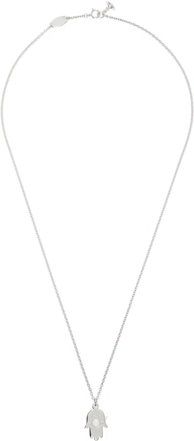 Vivienne Westwood Marzio Pendant Necklace In Pink