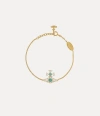 Vivienne Westwood Masha Bracelet Gold-yellow-turquoise-cz Gold-yellow-turquoise-cz Women