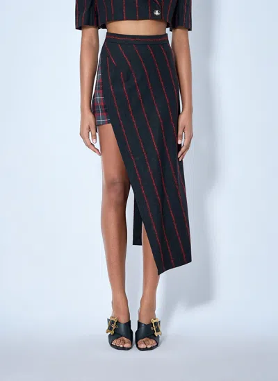Vivienne Westwood Maxi Infinity Skirt In Black