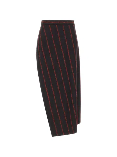 Vivienne Westwood Maxi Infinity Skirt In Brown