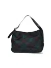 Vivienne Westwood Maxime Large Shoulder Bag Harris Tweed Check Dark-check In Multi