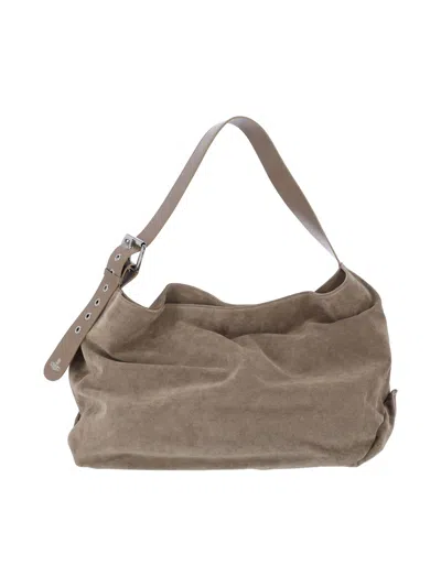 Vivienne Westwood 'maxime' Large Shoulder Bag In Gray