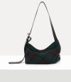 Vivienne Westwood Maxime Small Crossbody Harris Tweed Check Dark-check