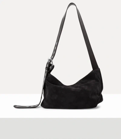 Vivienne Westwood Maxime Small Crossbody Leather Black