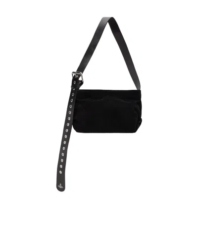 Vivienne Westwood Maxime Small Shoulder Bag In Black