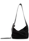 Vivienne Westwood Maxime Small Suede Cross-body Bag In Black