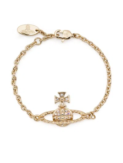 Vivienne Westwood Mayfair Bas Relief Bracelet In 金色