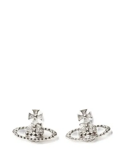 Vivienne Westwood Mayfair Bas Relief Earrings In Transparent