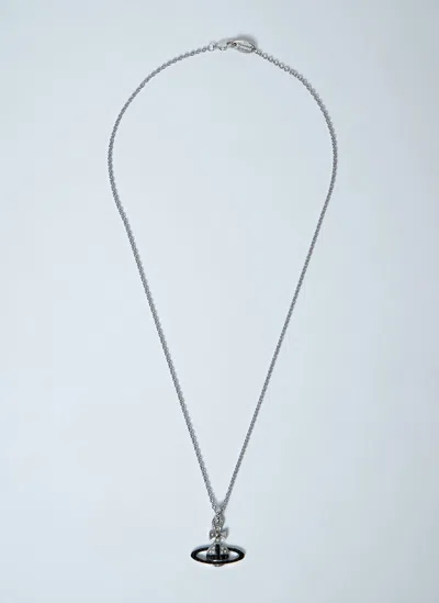 Vivienne Westwood Mayfair Bas Relief Necklace In Silver