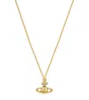 Vivienne Westwood Mayfair Bas Relief Pendant Necklace In Gold