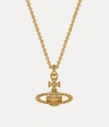 Vivienne Westwood Mayfair Bas Relief Pendant Necklace Gold-crystal-ab-crystal Gold-crystal-ab-crystal Women In Gold-crystal-ab-crystal