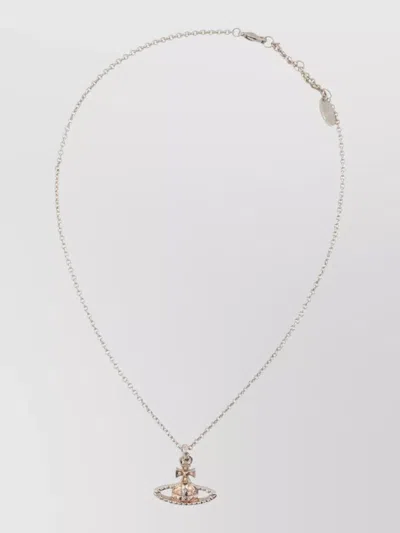 Vivienne Westwood Mayfair Bas Relief Pendant Necklace Metal In Gold