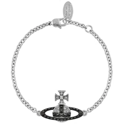 Vivienne Westwood Mayfair Bracelet Silver In Metallic